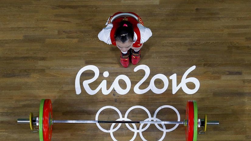olympiáda, Rio 2016, vzpieranie, činky,