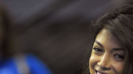 Nicole Johnson so synčekom Boomerom. 
