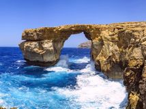 ostrov Gozo, Malta, more, leto, skala,
