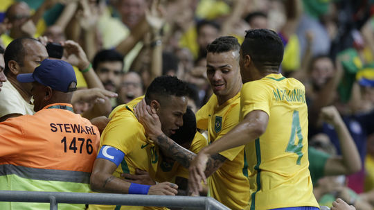 Neymar, Brazília, radosť