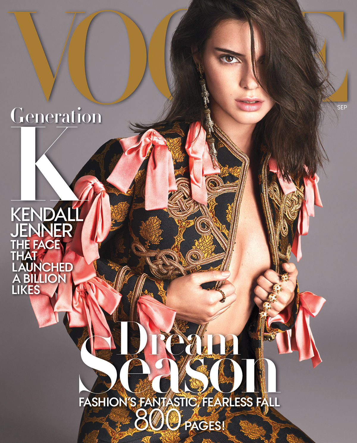 Modelka Kendall Jenner na titulnej strane...