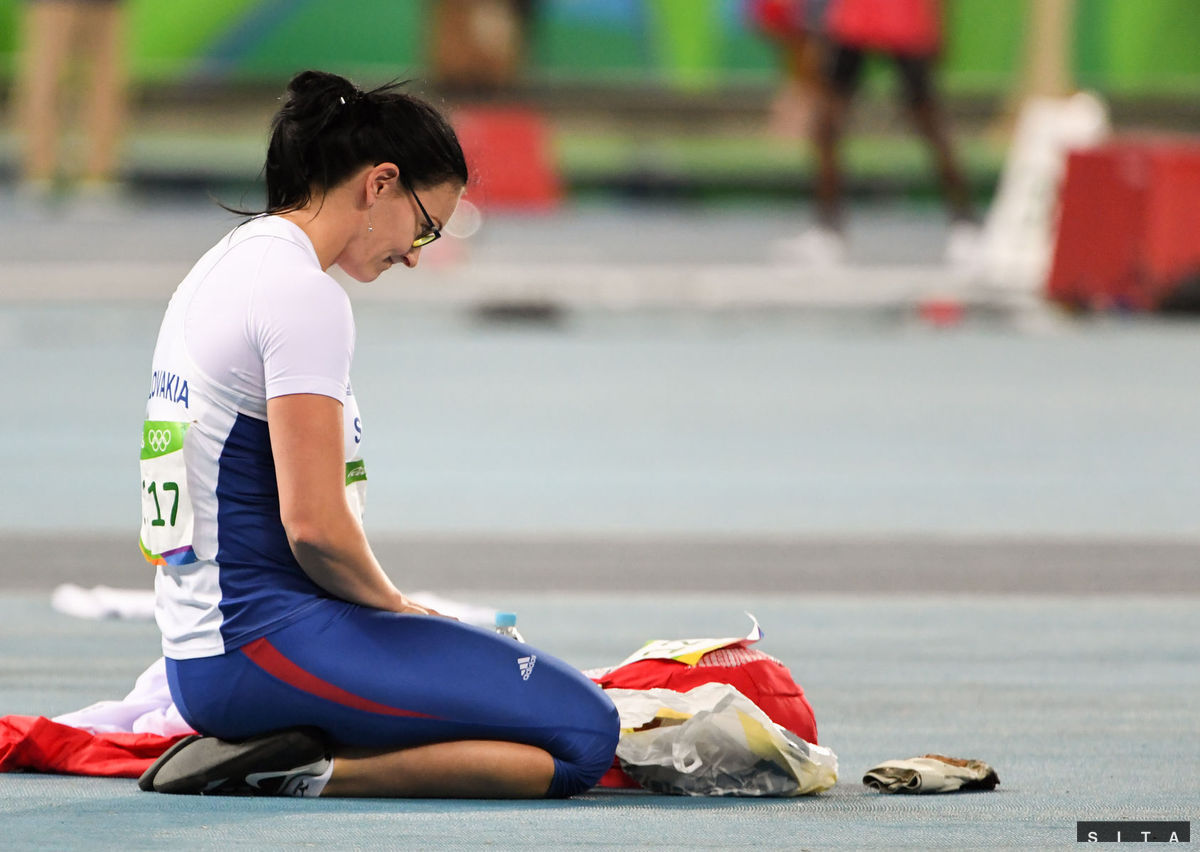 Sústredená Martina Hrašnová.