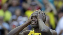 Bolt vyhral rozbeh s časom 10,07. Posledných štyridsať metrov vyklusal