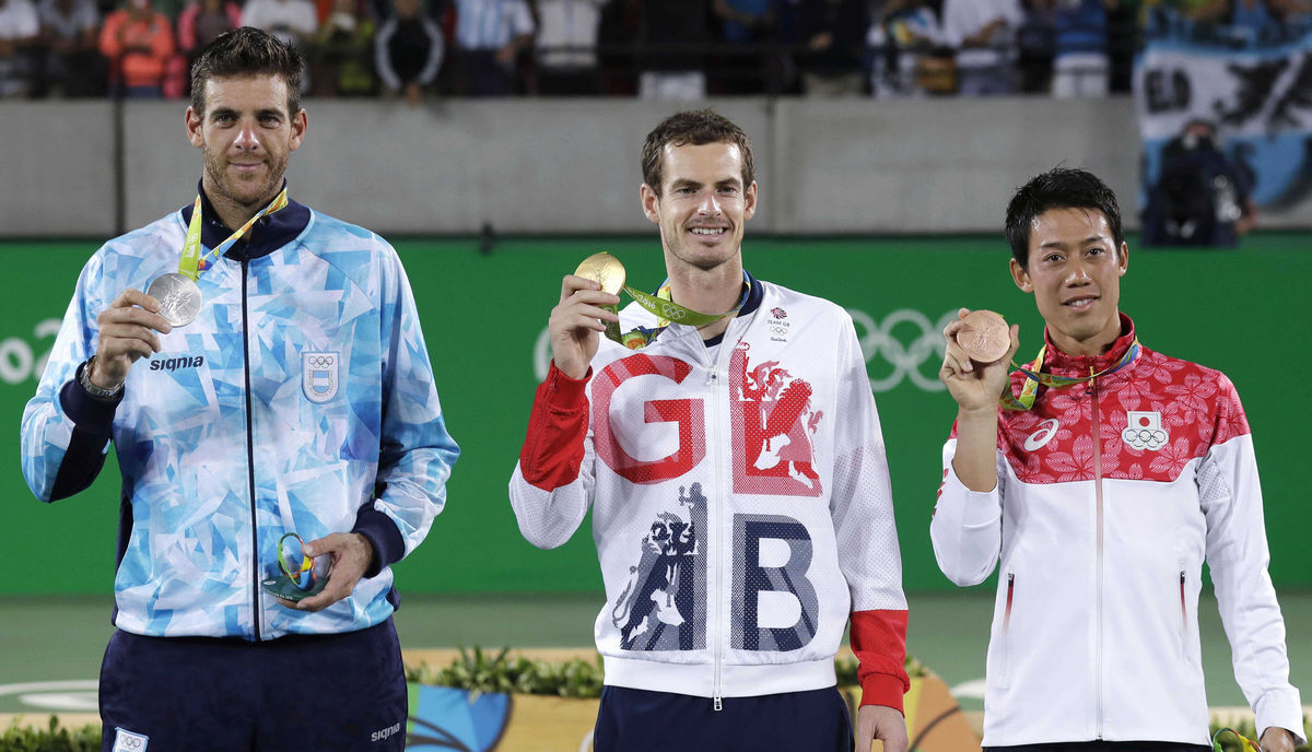 Olympijský víťaz Andy Murray.