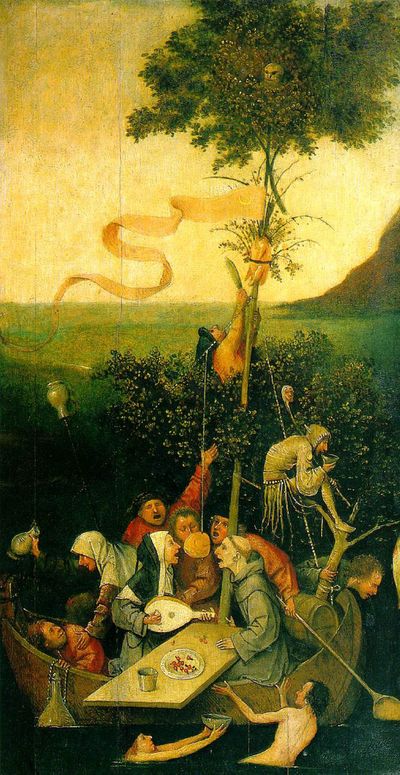 Loď bláznov (1490 - 1500), Musée du Louvre, Paríž