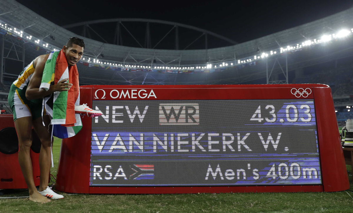 Juhoafričan Wayde van Niekerk aj so svojim...