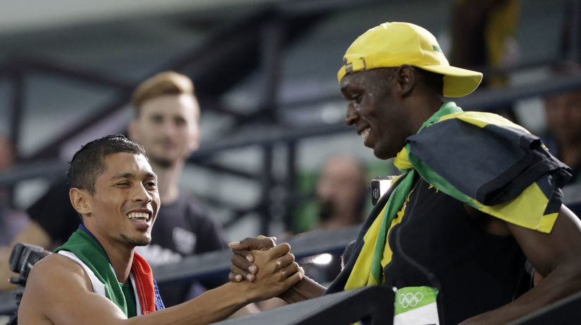 Wayde van Niekerk, Usain Bolt