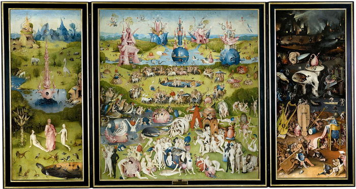 Záhrada pozemských rozkoší (1495 - 1505), Museo...