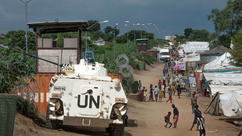 OSN, Južný Sudán, auto, Juba