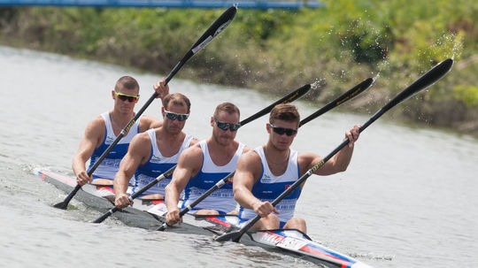 štvorkajak, Denis Myšák, Erik Vlček, Juraj...