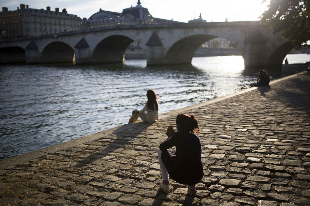 Francúzsko, Paríž, Seina, rieka, most, fotka, fotenie, fotografovanie