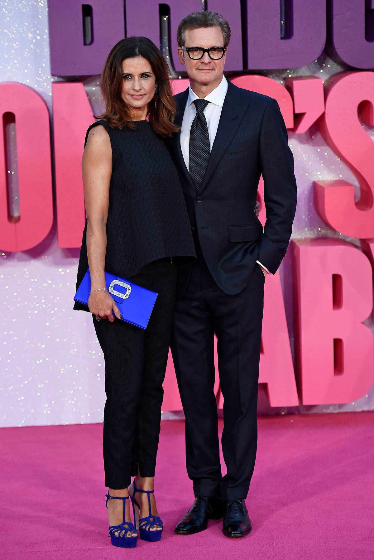 Herec Colin Firth a jeho manželka Livia prišli...