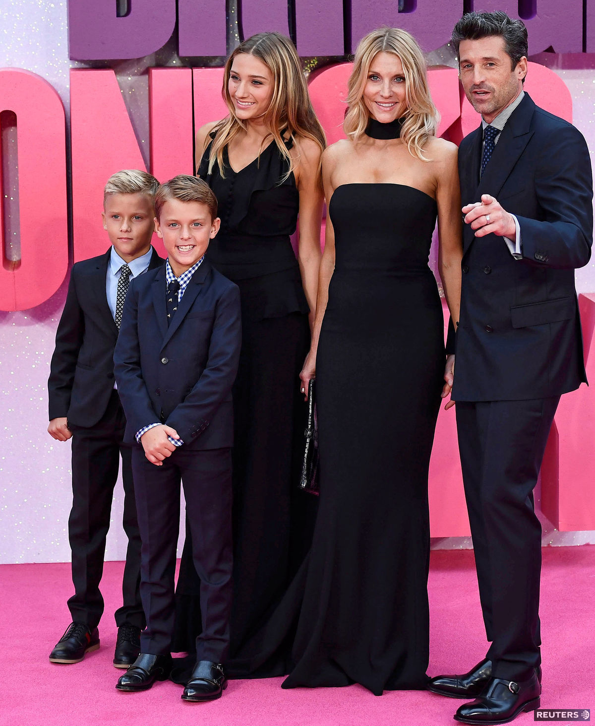 Herec Patrick Dempsey priviedol na premiéru...