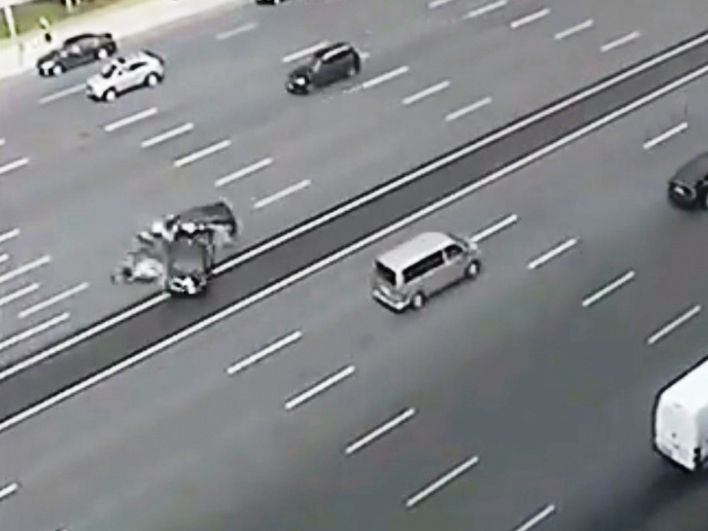 K zrážke došlo na 14-prúdovom prospekte, kde...