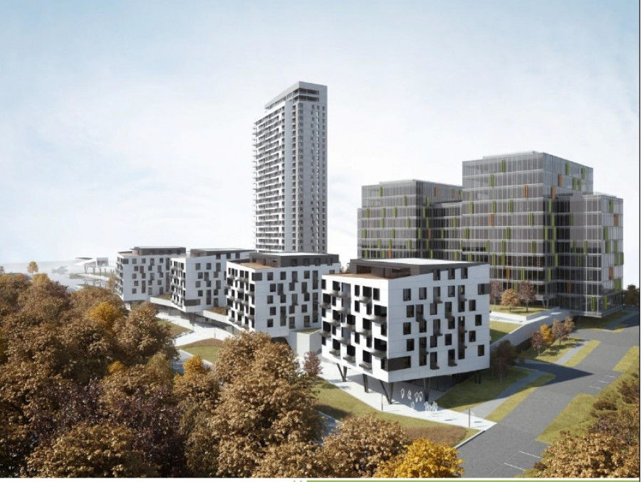 Vizuál projektu Green Park, ktorý predložil...