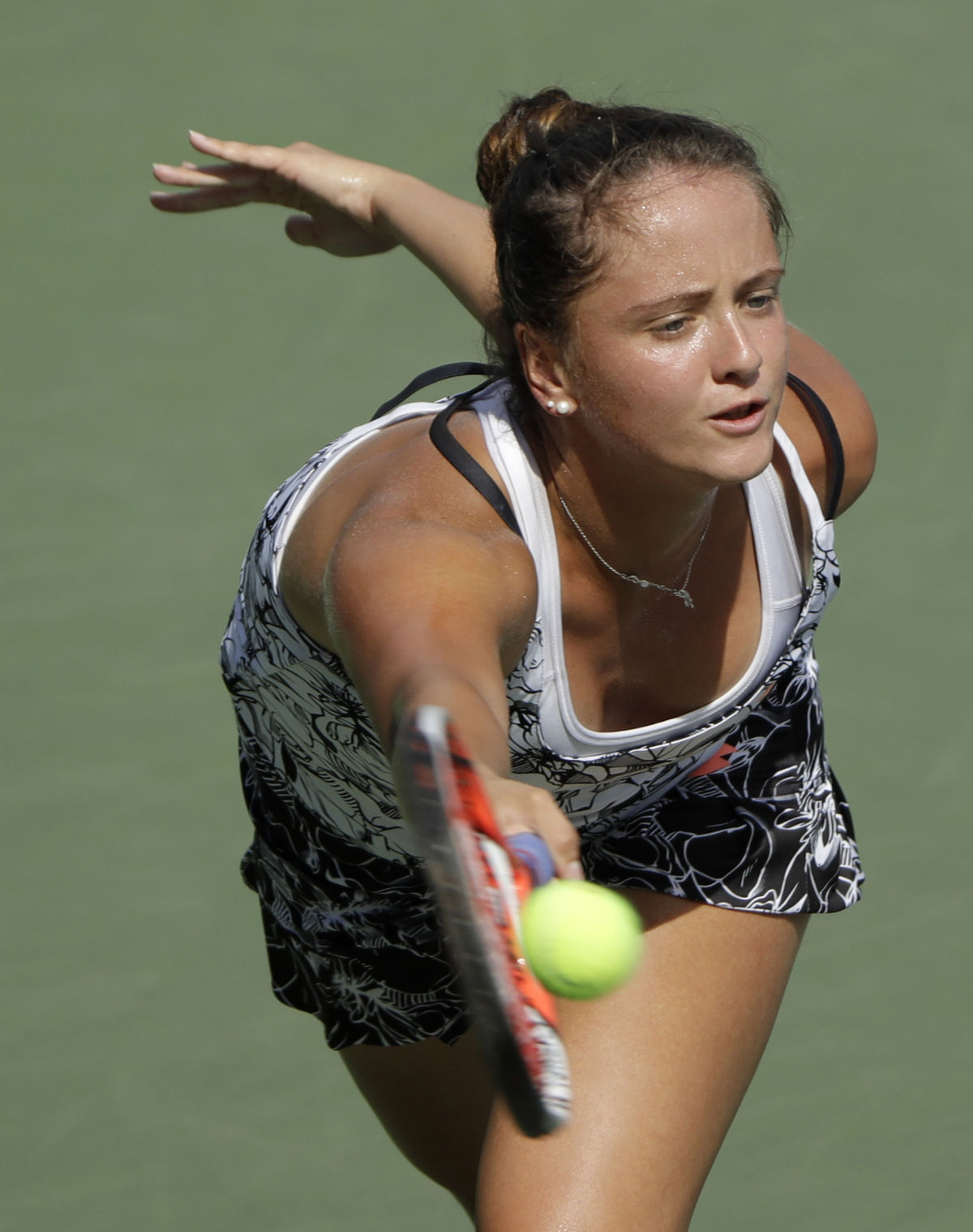 Viktória Kužmová vo finále US Open junioriek.