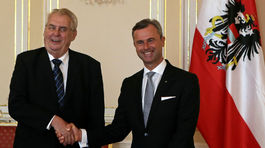 Zeman prijal rakúskeho prezidentského kandidáta Hofera
