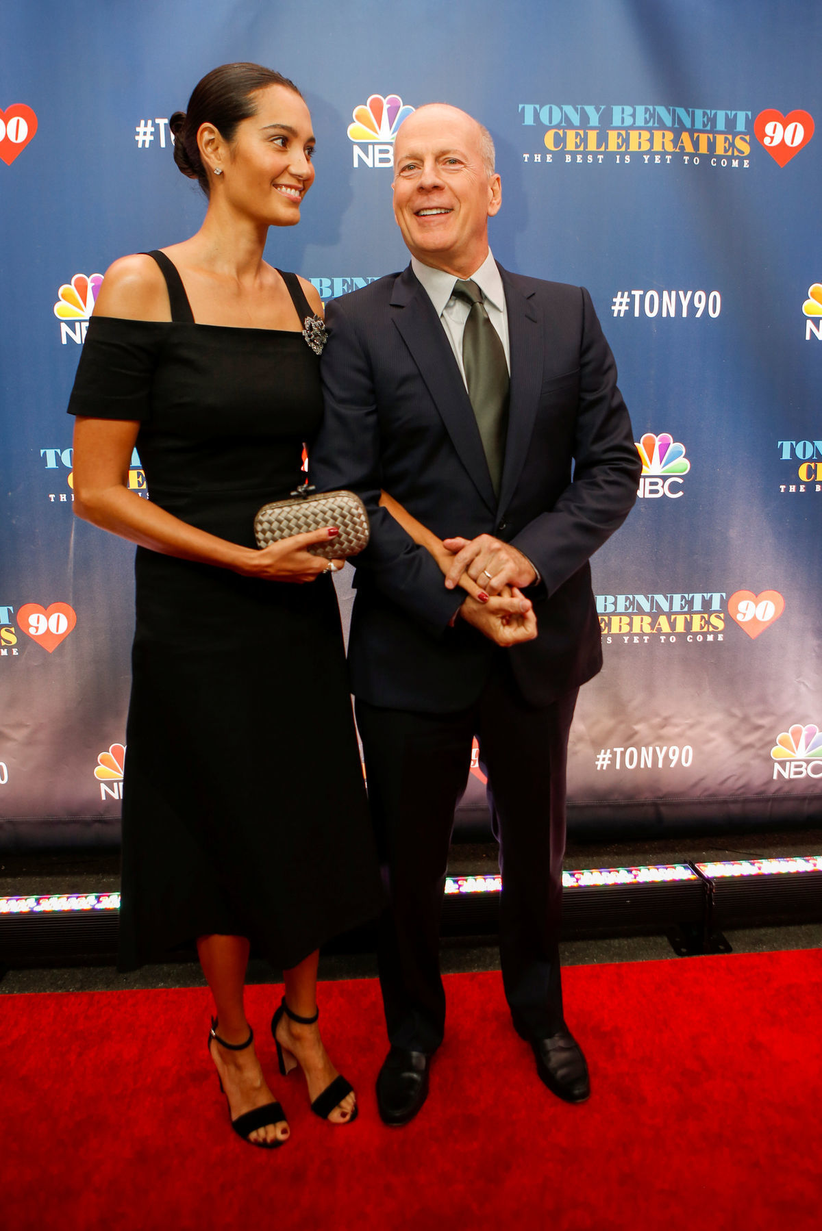 Bruce Willis a jeho manželka Emma Willis na...