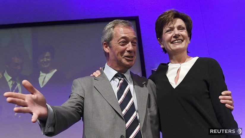 Diane Jamesová, Nigel Farage, UKIP