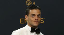 Herec Rami Malek si odnášal domov cenu za výkon v seriáli Mr. Robot.