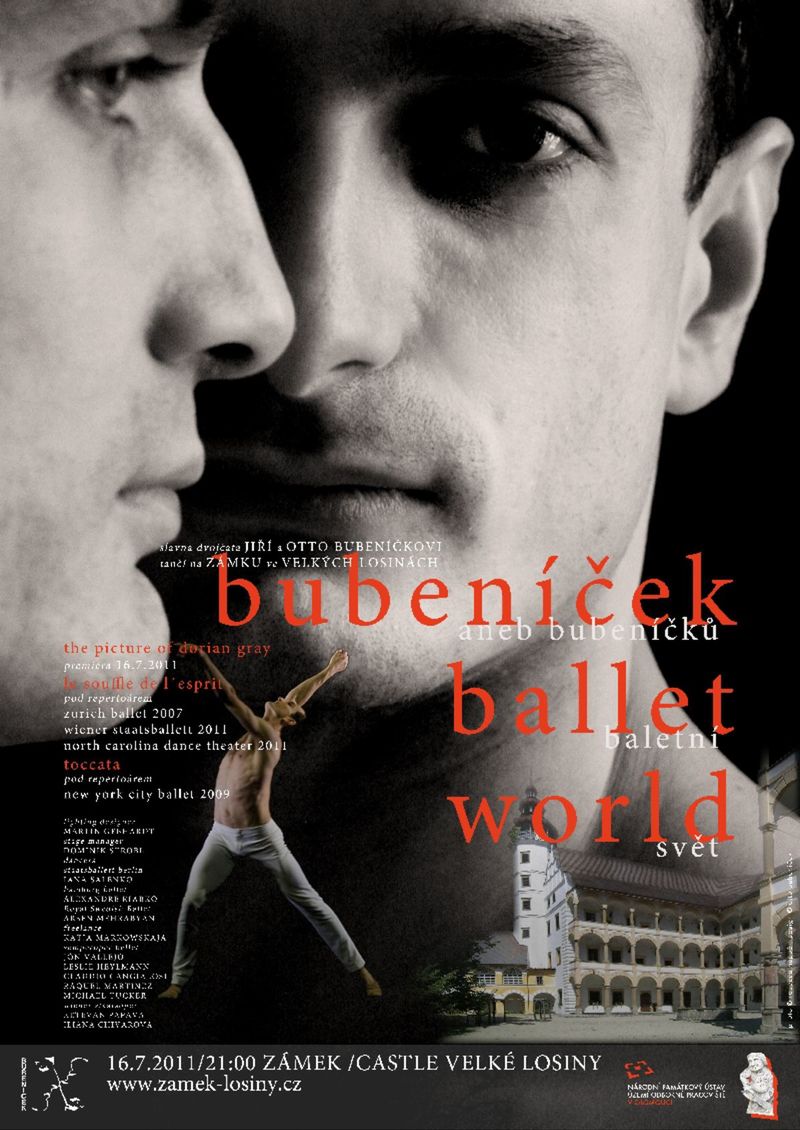 Tanečníci Otto a Jiří Bubeníčkovci - plagát.