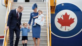 Britský princ William, jeho manželka - vojvodkyňa Kate a ich deti - princezná Charlotte a princ George 