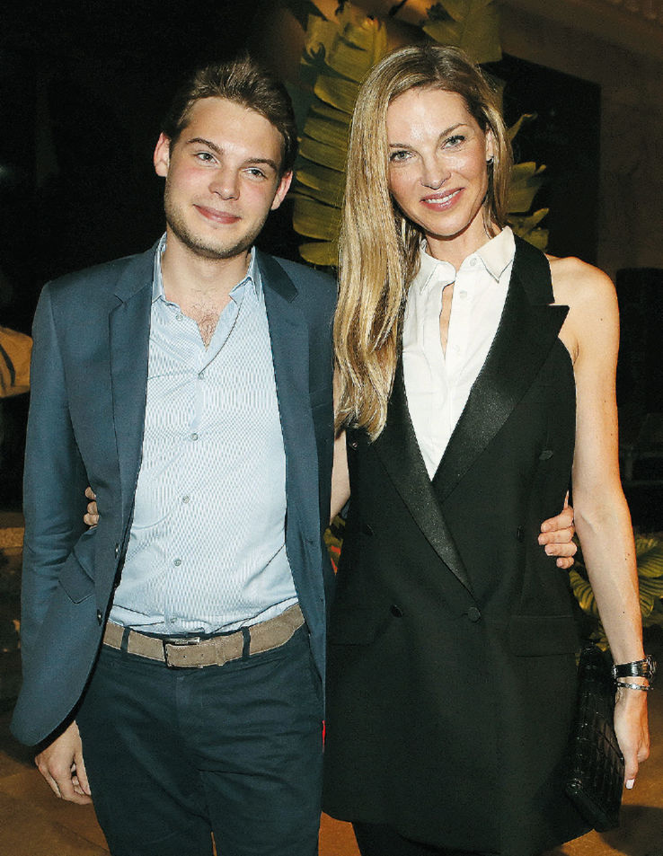 Hrdá mama Pavlína Němcová so synom Alainom.