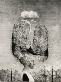 Albín Brunovský: Dáma v klobúku.