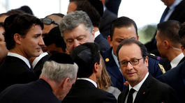 Francois Hollande, Justin Trudeau