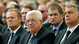Mahmoud Abbas, Donald Tusk