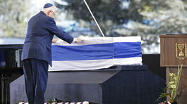 Reuven Rivlin, Šimon Peres, pohreb