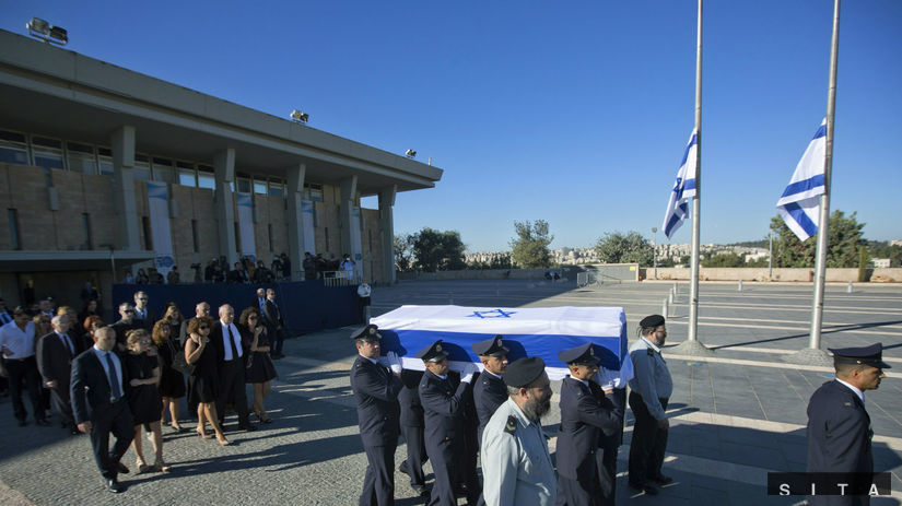 Šimon Peres, Izrael, pohreb