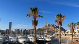 Alicante, Španielsko, mesto, prístav, člny,