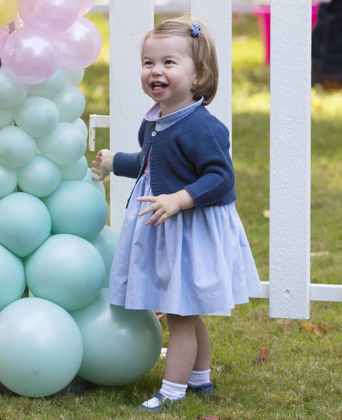 Princezná Charlotte na detskej párty v Kanade.