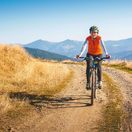 cyklistika, bicykel, bicyklovanie, šport, športovanie, cestovanie, turistika, hory príroda, jeseň