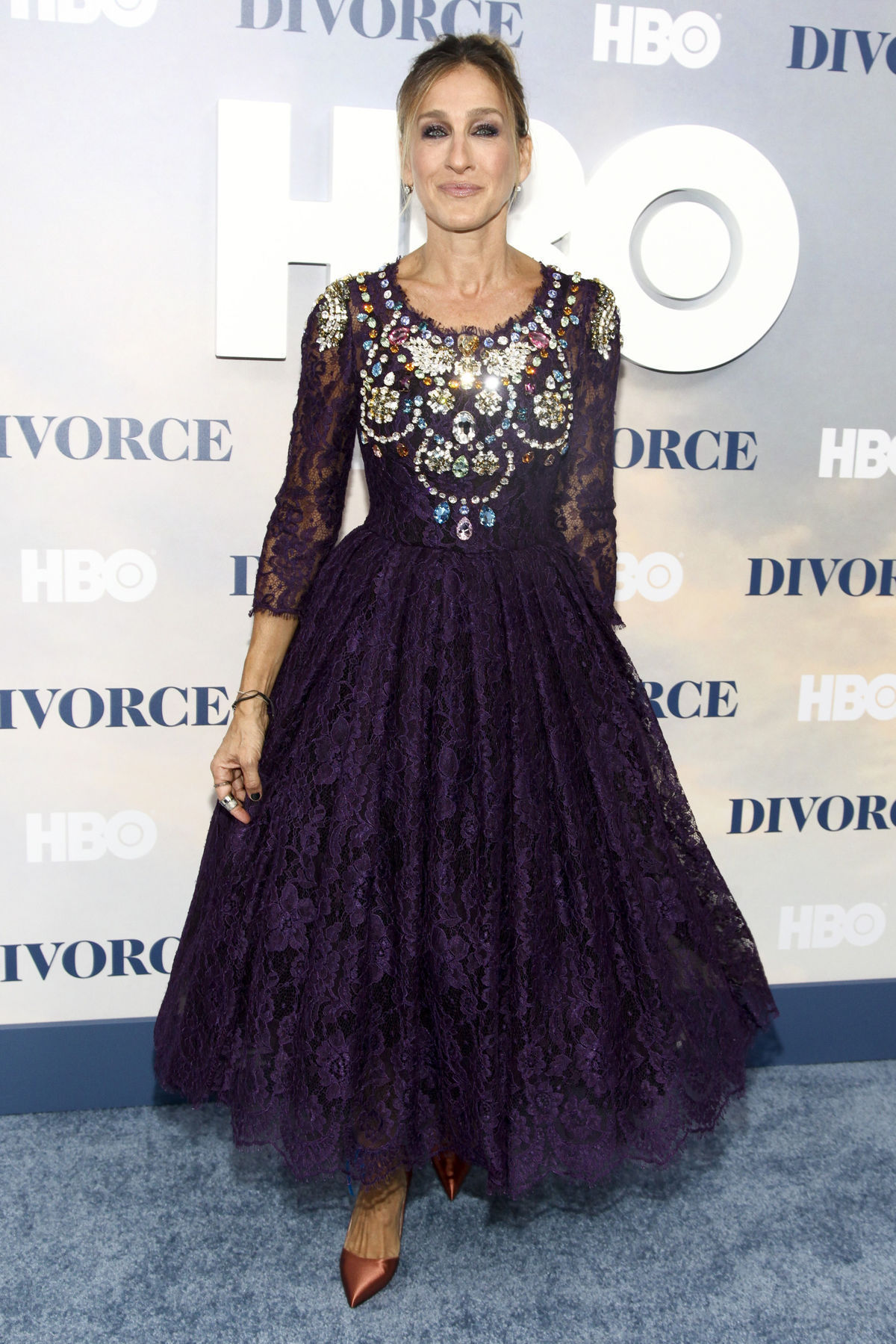 Herečka Sarah Jessica Parker na premiére...
