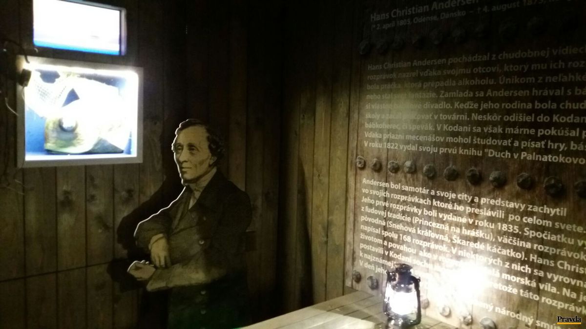 Dánsky spisovateľ Hans Christian Andersen...