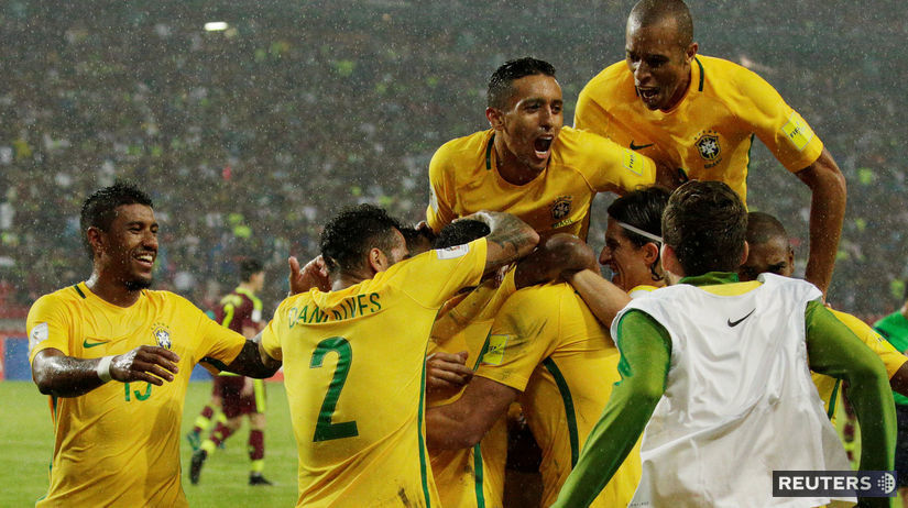 Brazília, futbal, radosť