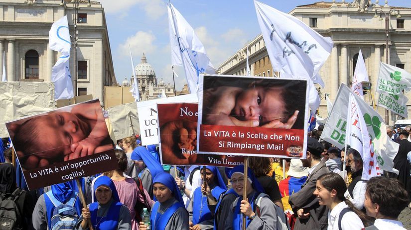 taliansko, protest, demonštrácia, potraty,...