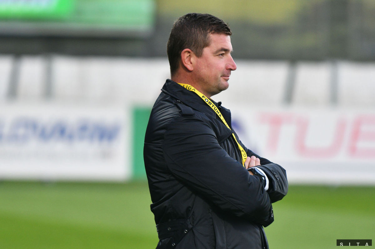 Tréner ŽP Šport Podbrezová Marek Fabuľa.
