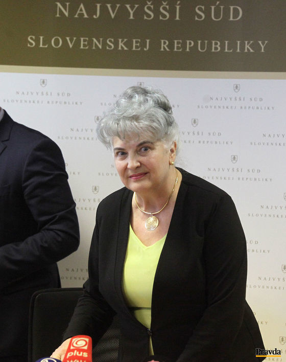 Predsedníčka Najvyššieho súdu Daniela Švecová.