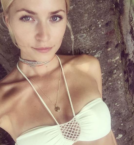 Lena Gercke sa na tejto fotke fanúšikom nepáčila.