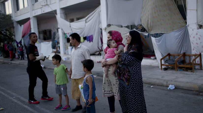 grécko, migranti, afgánci, utečenecký tábor
