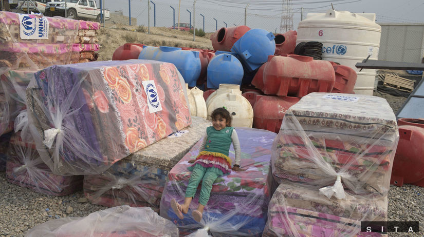 Mosul. Digaba, migranti