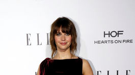 Herečka a laureátka Felicity Jones.