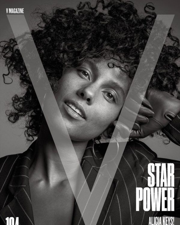 Speváčka Alicia Keys na titulnej strane...