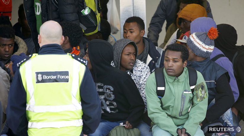 Calais, migranti, utečenci