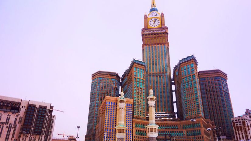 Abrádž al-Bajt, hotel, Mekka, Saudská Arábia,