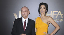 Herec Ben Kingsley a jeho životná partnerka Daniela Lavender.