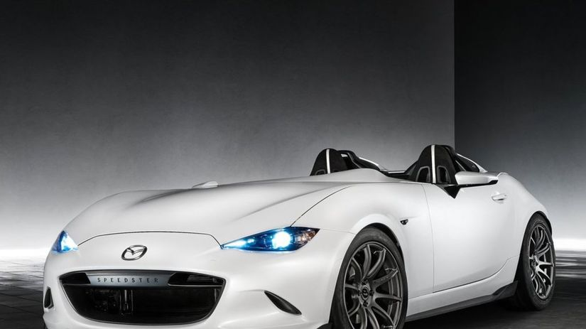 Perleťovobiely koncept MX-5 Speedster sa vzdal...